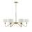 Meridian Transitional 6 Light 18" Chandelier