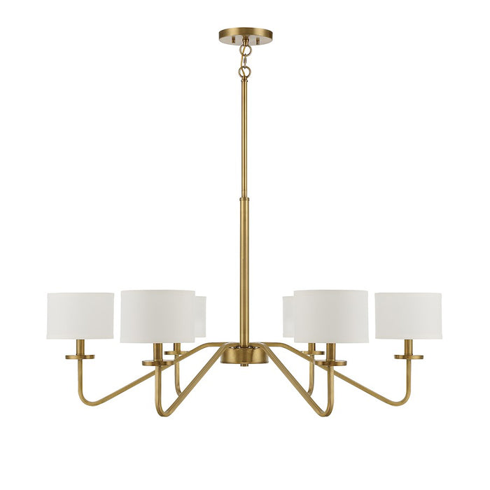 Meridian Transitional 6 Light 18" Chandelier