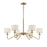 Meridian Transitional 6 Light 18" Chandelier
