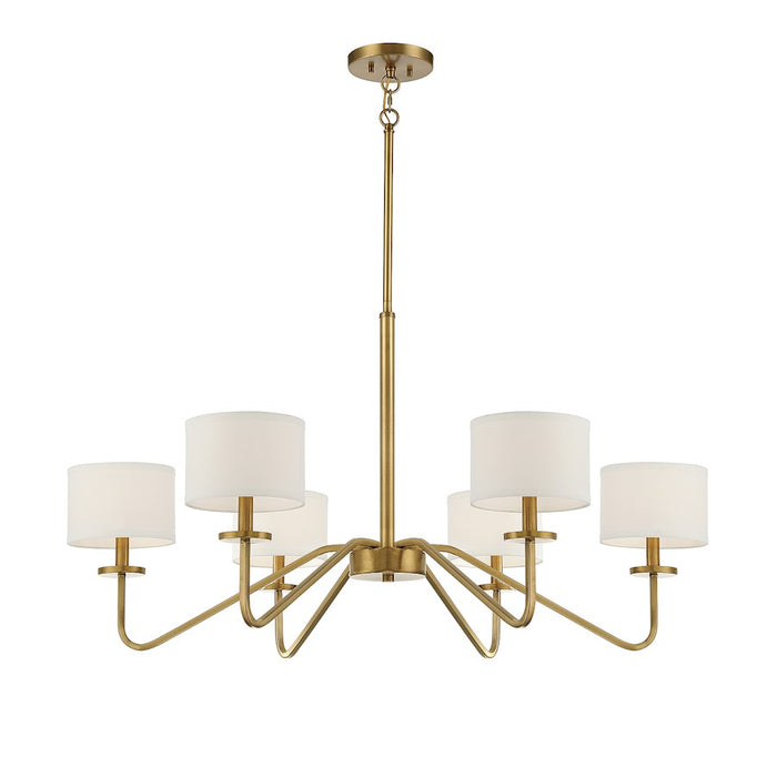 Meridian Transitional 6 Light 18" Chandelier
