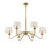 Meridian Transitional 6 Light 18" Chandelier