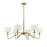 Meridian Transitional 6 Light 18" Chandelier