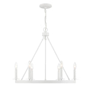 Savoy House 6-Light 26" Chandelier, Bisque White - M10093BQW
