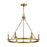 Savoy House 6-Light 22" Chandelier, Natural Brass - M10093NB