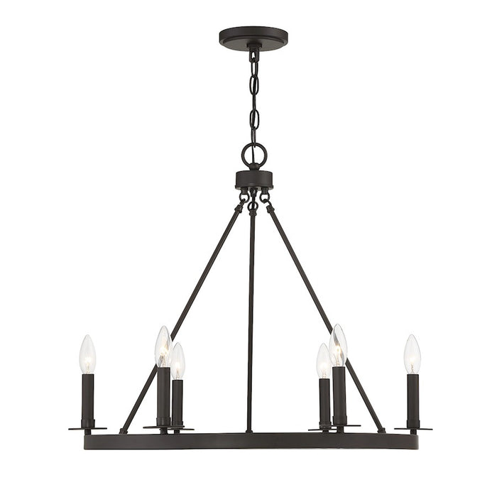 Savoy House 6-Light Chandelier, Oil Rubbed Bronze