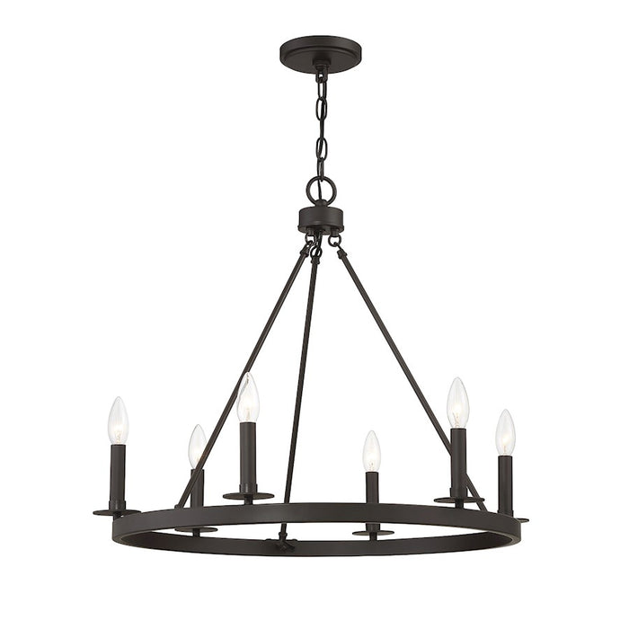 Savoy House 6-Light Chandelier, Oil Rubbed Bronze