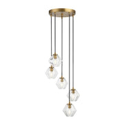 Savoy House 5-Light 16" Chandelier, Natural Brass - M10095NB