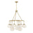 Savoy House 9-Light Chandelier, Natural Brass - M10098NB