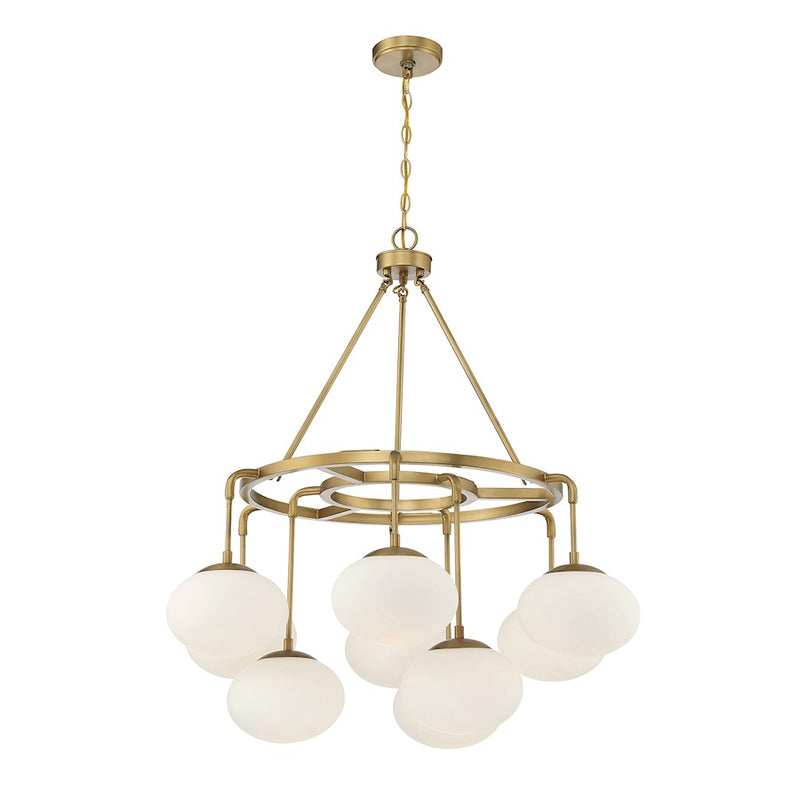 Meridian Modern 9 Light Chandelier