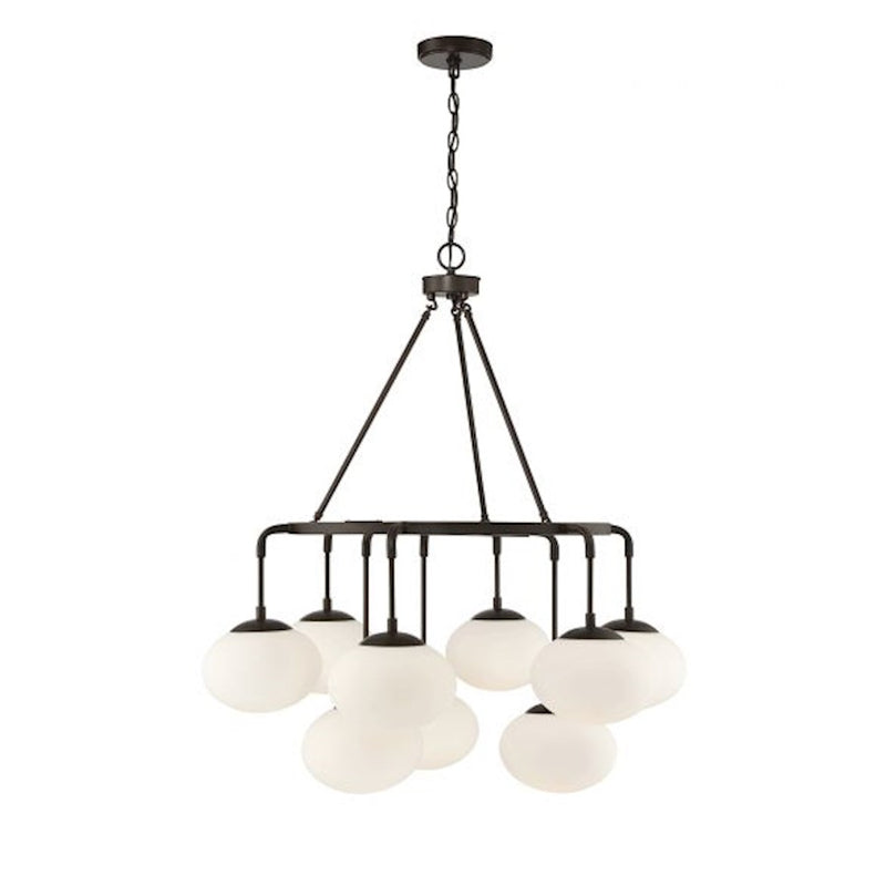 Meridian Modern 9 Light Chandelier