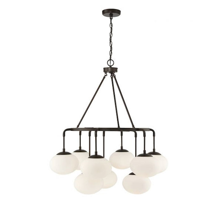Meridian Modern 9 Light Chandelier