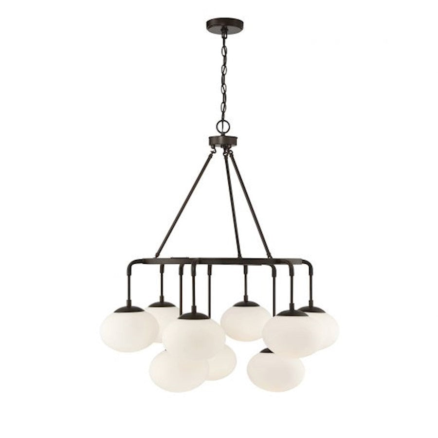 Meridian Modern 9 Light Chandelier