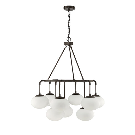 Meridian Modern 9 Light Chandelier