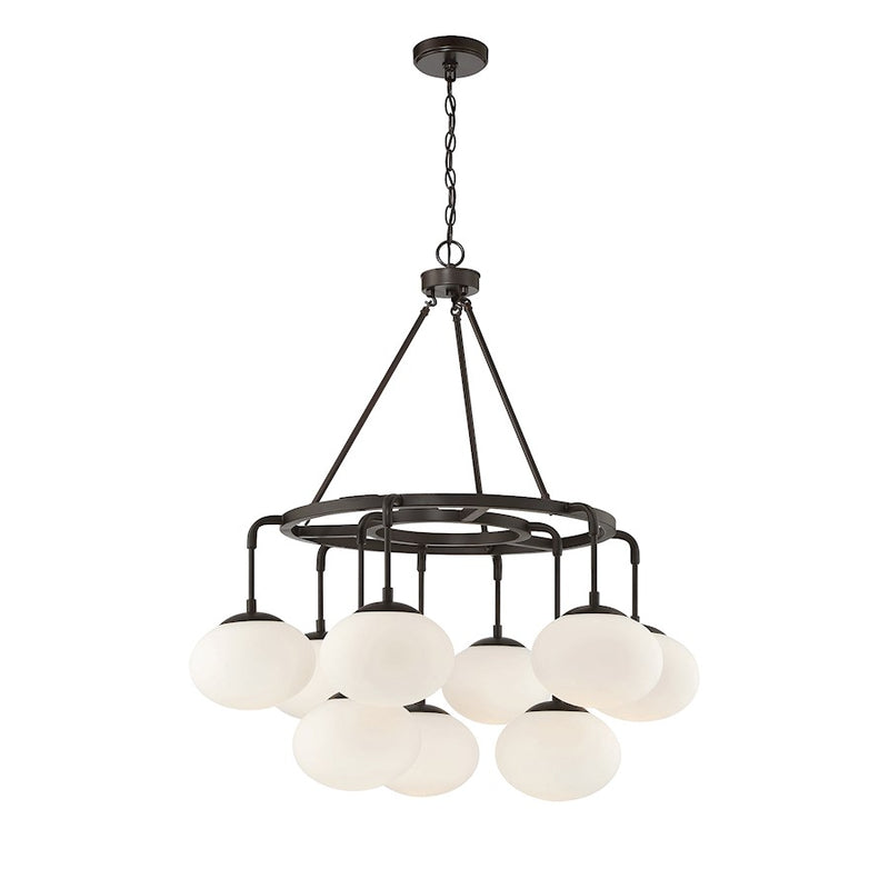 Meridian Modern 9 Light Chandelier