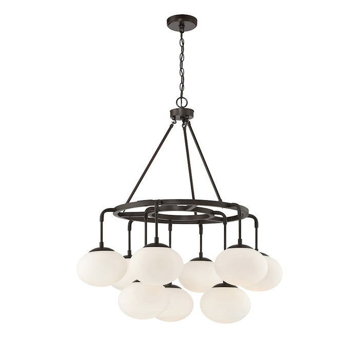 Meridian Modern 9 Light Chandelier