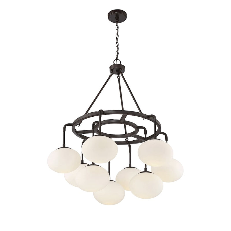 Meridian Modern 9 Light Chandelier