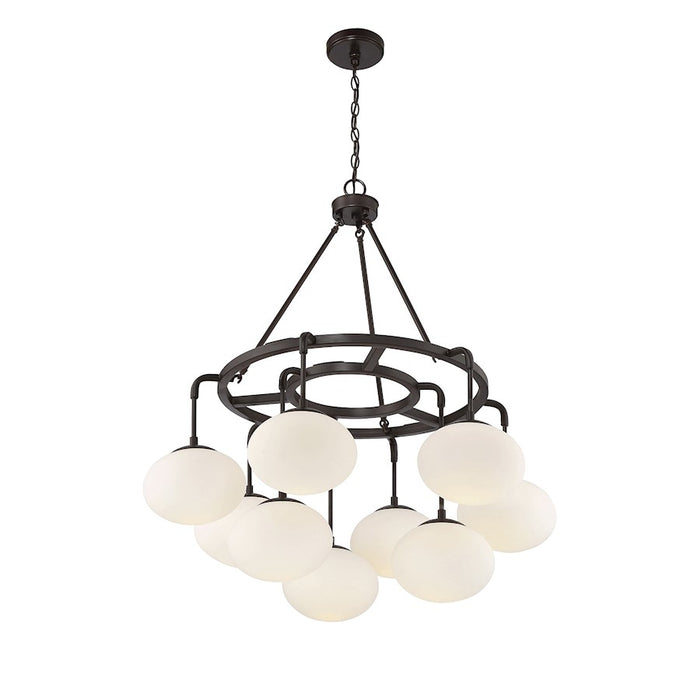 Meridian Modern 9 Light Chandelier