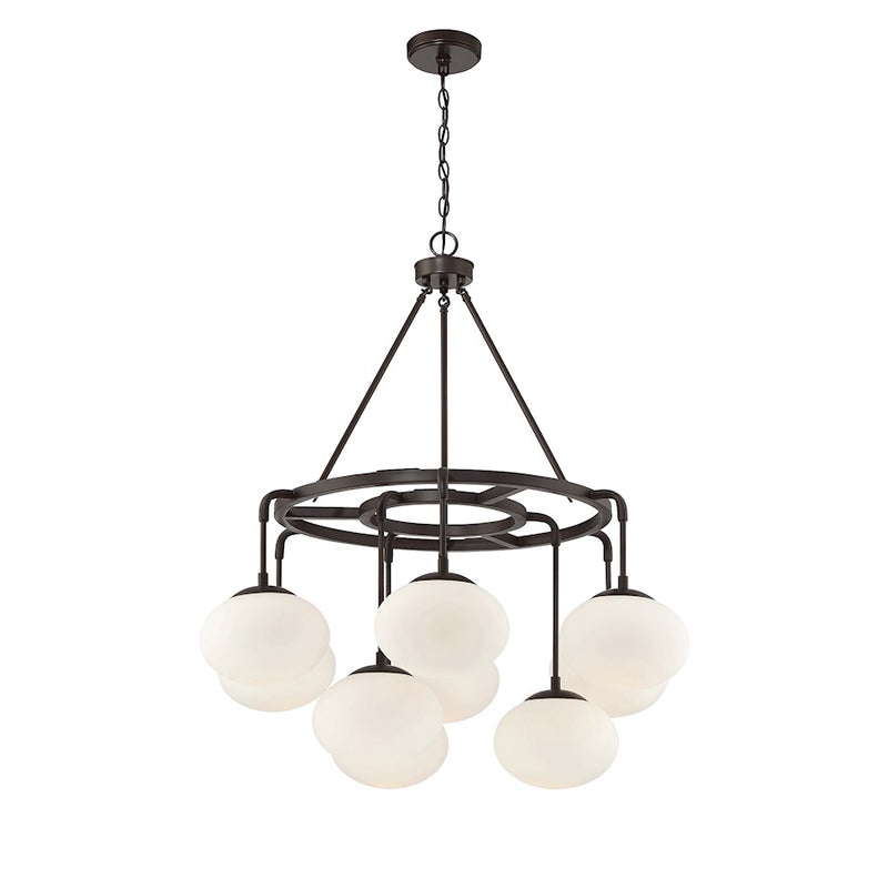 Meridian Modern 9 Light Chandelier