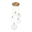 Savoy House 5-Light 28" Pendant, Natural Brass