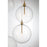 Savoy House 5-Light 28" Pendant, Natural Brass