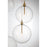 Savoy House 5-Light 28" Pendant, Natural Brass