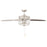 Savoy House 52" 3-Light Ceiling Fan, Brushed Nickel