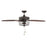 Savoy House 52" 3-Light Ceiling Fan, Oil Rubbed Bronze