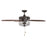 Meridian Industrial 3 Light Ceiling Fan