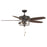 Savoy House 52" 3-Light Ceiling Fan, Oil Rubbed Bronze