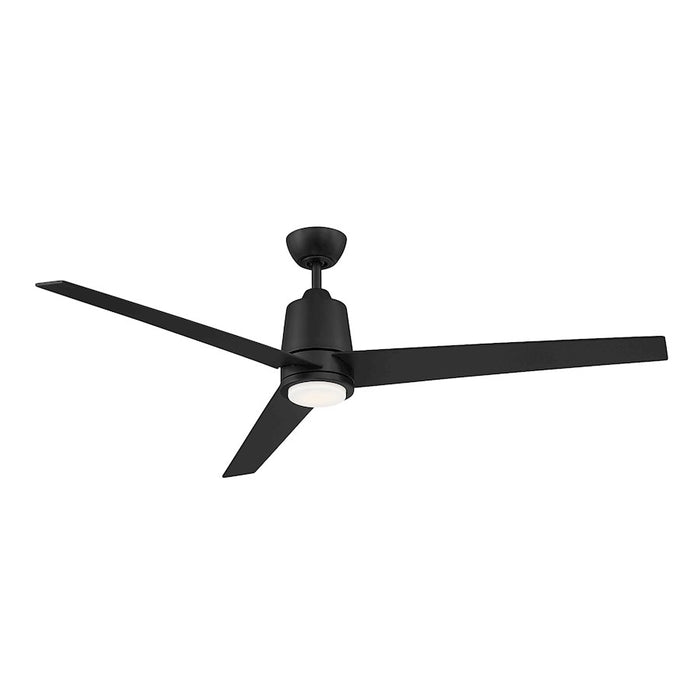 Savoy House 56" LED 17" Ceiling Fan, Matte Black - M2013MBKRV