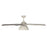 Savoy House 52" LED Ceiling Fan, Distressed White