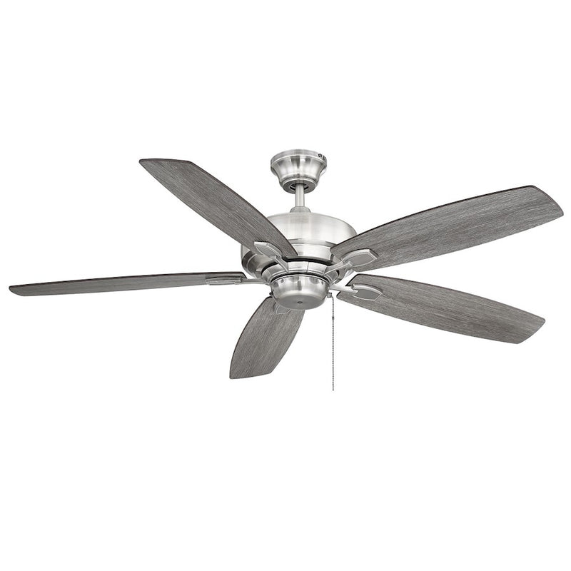 Savoy House 52" Ceiling Fan, Brushed Pewter