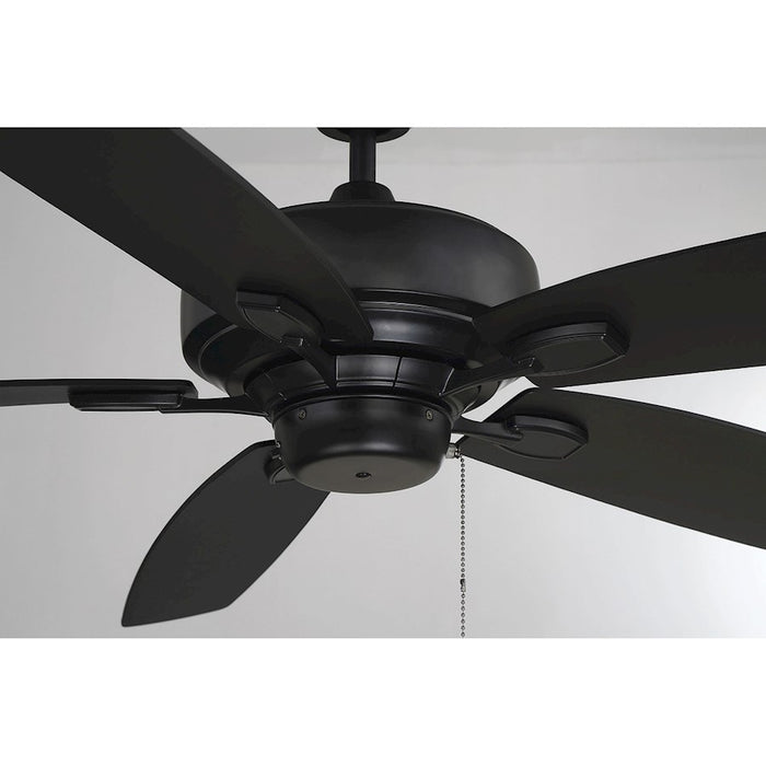 Savoy House 52" Ceiling Fan, Matte Black