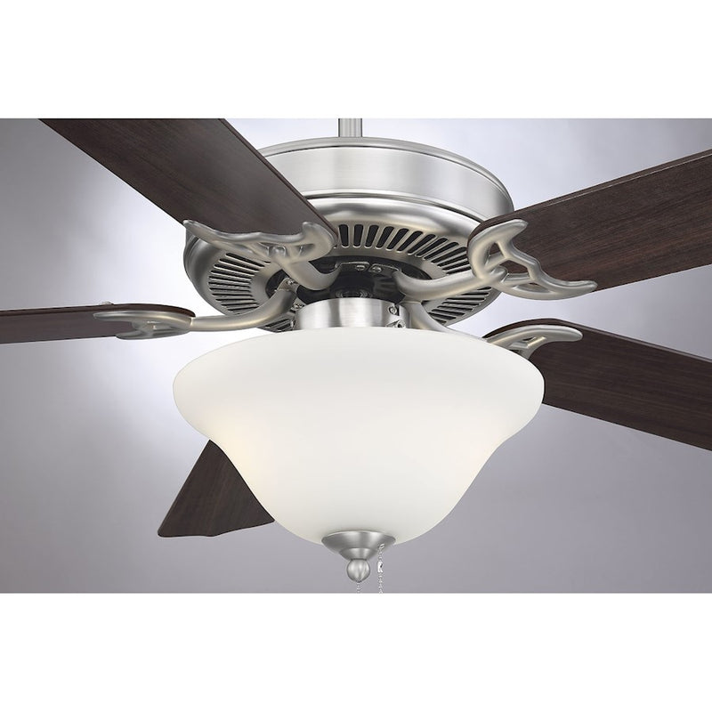 Savoy House 2018 52" 2-Light 26" Ceiling Fan, Brushed Nickel