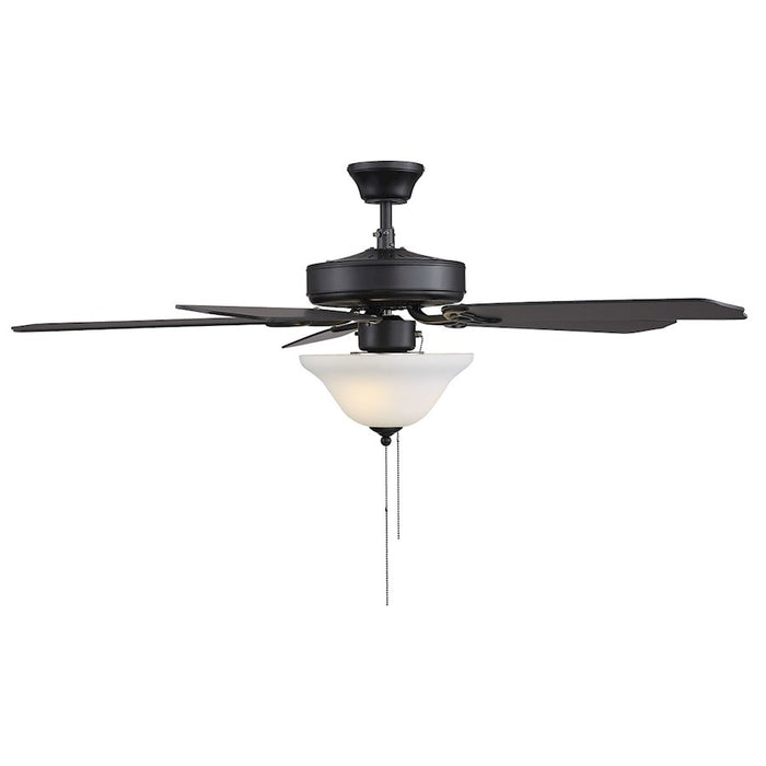 Savoy House 2018 52" 2-Light 26" Ceiling Fan, Matte Black