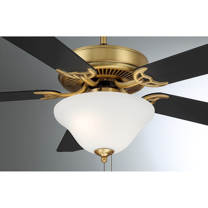 Savoy House 2018 52" 2-Light 26" Ceiling Fan, Natural Brass