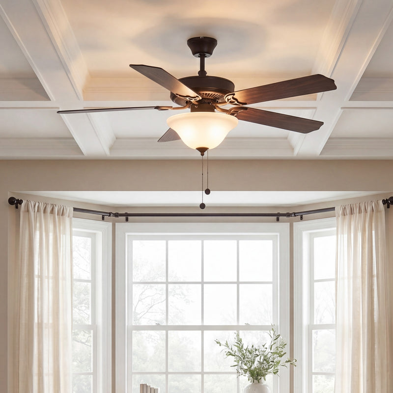Savoy House 52" 2-Light Ceiling Fan, Oil Rubbed Bronze