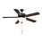 Savoy House 52" 2-Light Ceiling Fan, Oil Rubbed Bronze