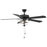 Meridian Traditional 2 Light 52" Ceiling Fan