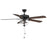 Meridian Traditional 2 Light 52" Ceiling Fan
