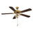Meridian Traditional 2 Light 52" Ceiling Fan
