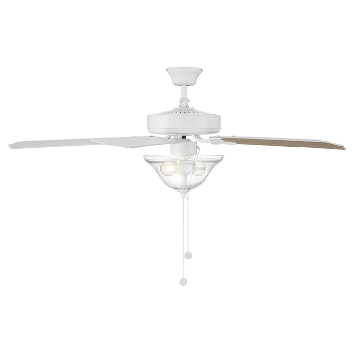 Savoy House 52" 2-Light Ceiling Fan, Bisque White