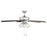 Savoy House 52" 3-Light 18" Ceiling Fan, Brushed Nickel