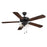 Savoy House 52" 3-Light Ceiling Fan, Matte Black