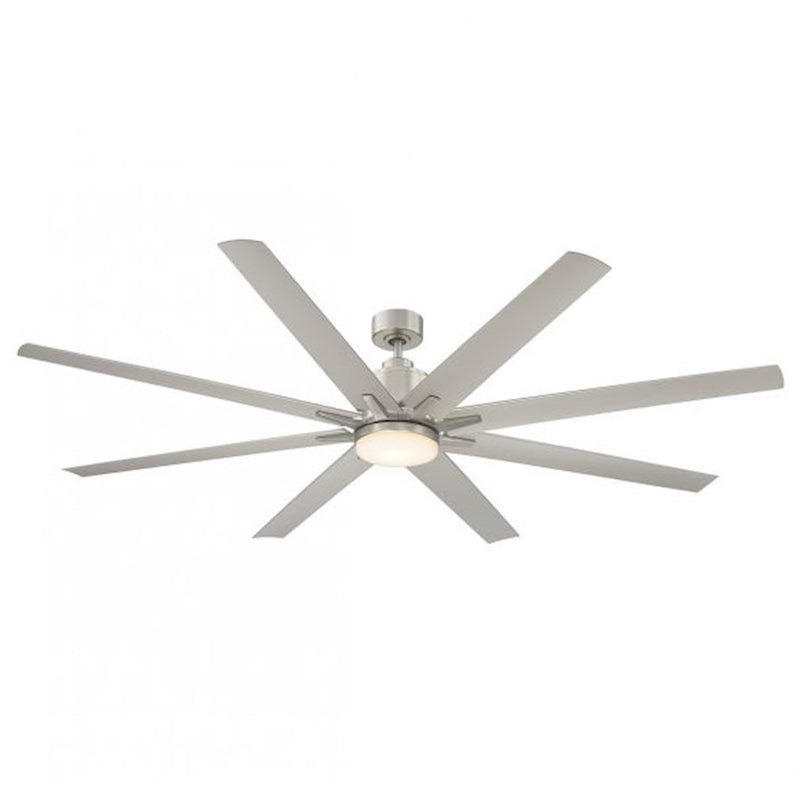 Savoy House 72" LED Outdoor Ceiling Fan, Brushed Nickel