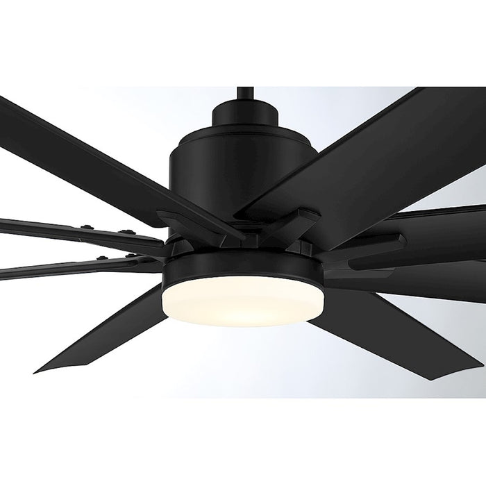 Savoy House 72" LED Outdoor Ceiling Fan, Matte Black