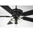 Savoy House 52" 2-Light Outdoor Ceiling Fan, Matte Black