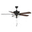 Meridian Modern 2 Light 52" Outdoor Ceiling Fan