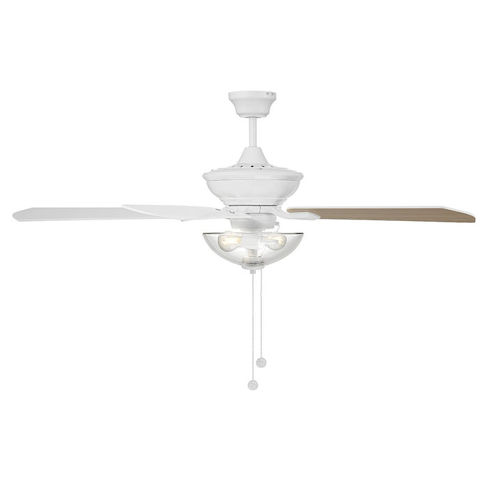 Savoy House 52" 2-Light Outdoor Ceiling Fan, White