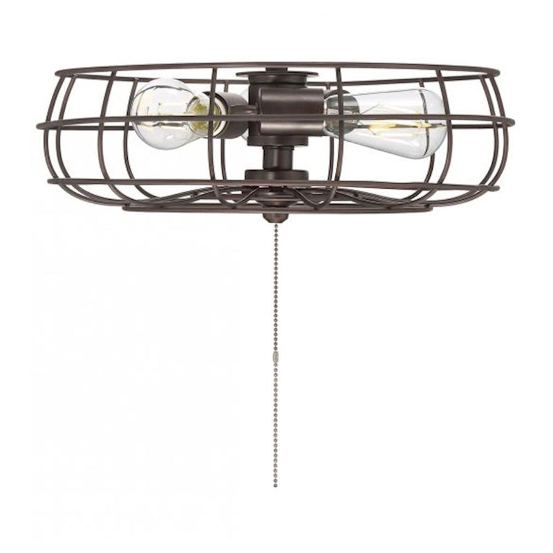 Savoy Meridian 3 Light Fan Light Kit, Oil Rubbed Bronze